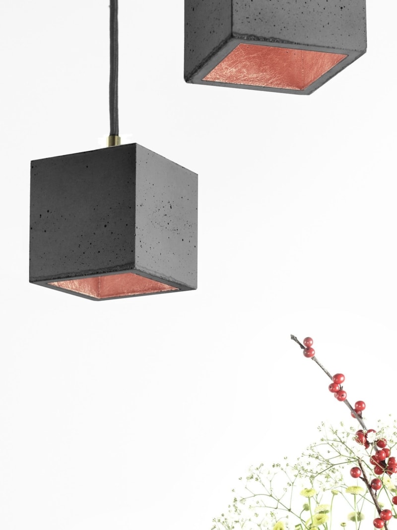 b6dark haengelampe quadratisch klein beton kupfer 10