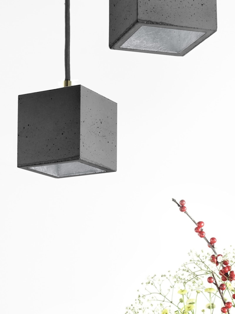 b6dark haengelampe quadratisch klein beton silber 11