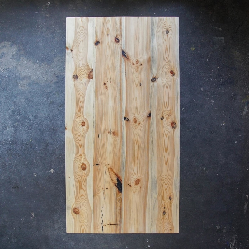 esstisch konisch kiefer massivholz stahl braun schwarz weiss woodboom 02