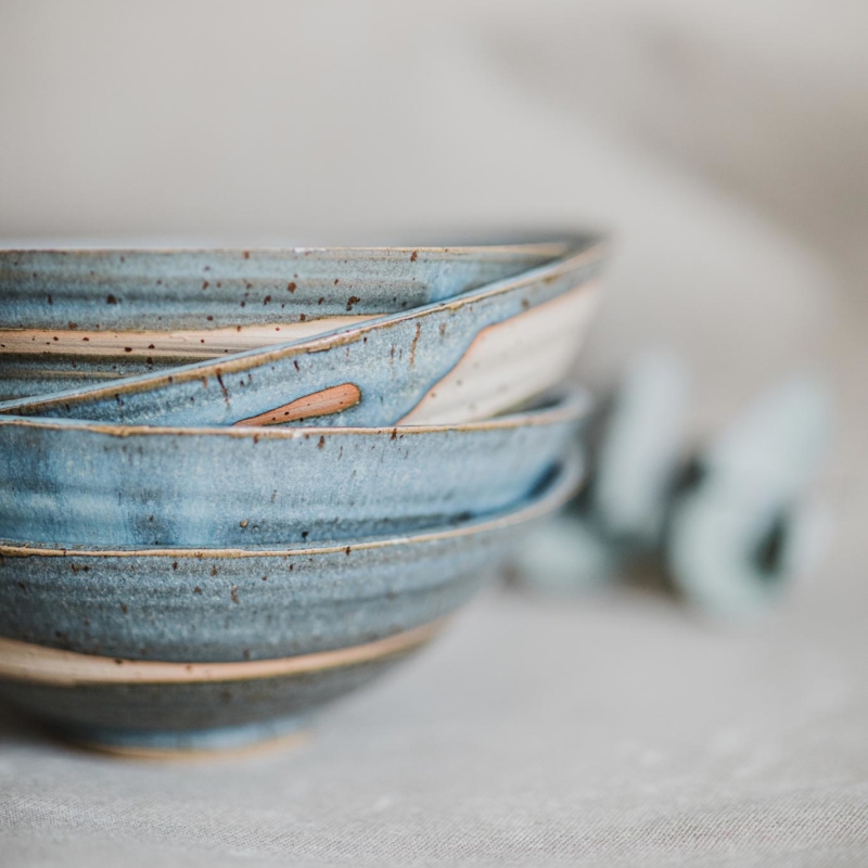 01 dining ritual vessel 1 keramik ton blau handgefertigt brsg